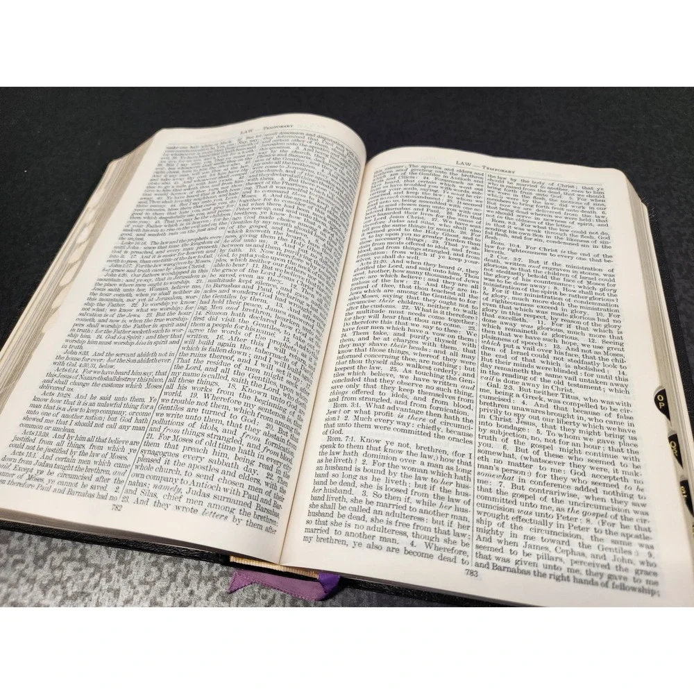 Naves Topical Bible Digest of Holy Scriptures 1962 Southwestern Company Black